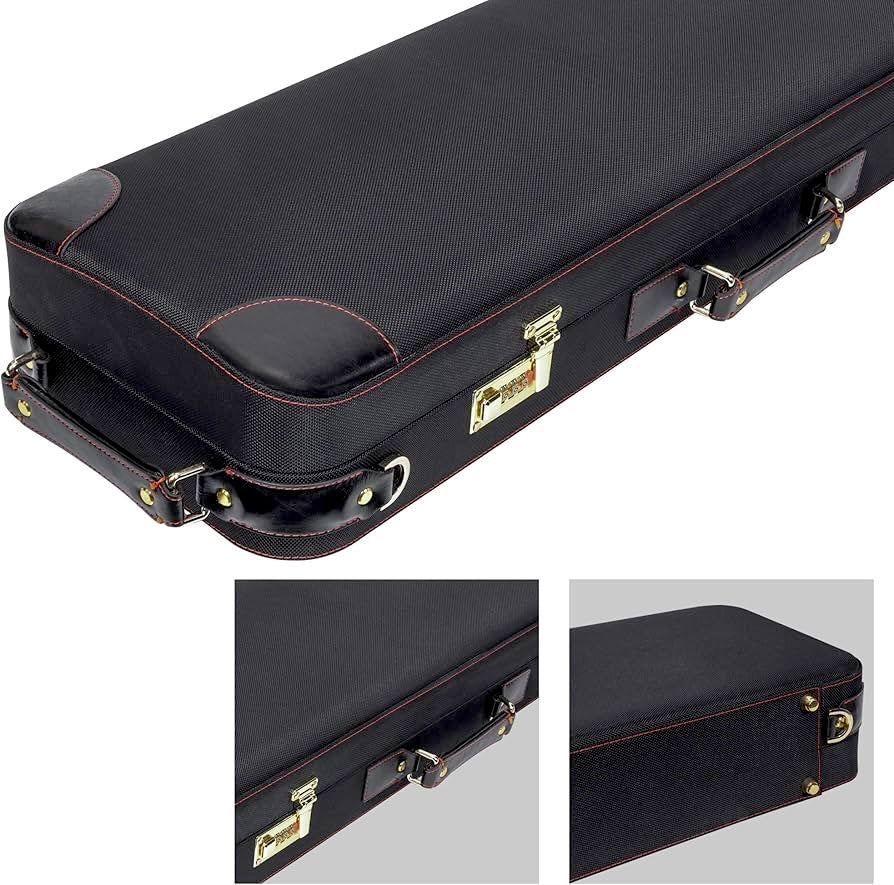 Deluxe Violin Travel Case Black/Black