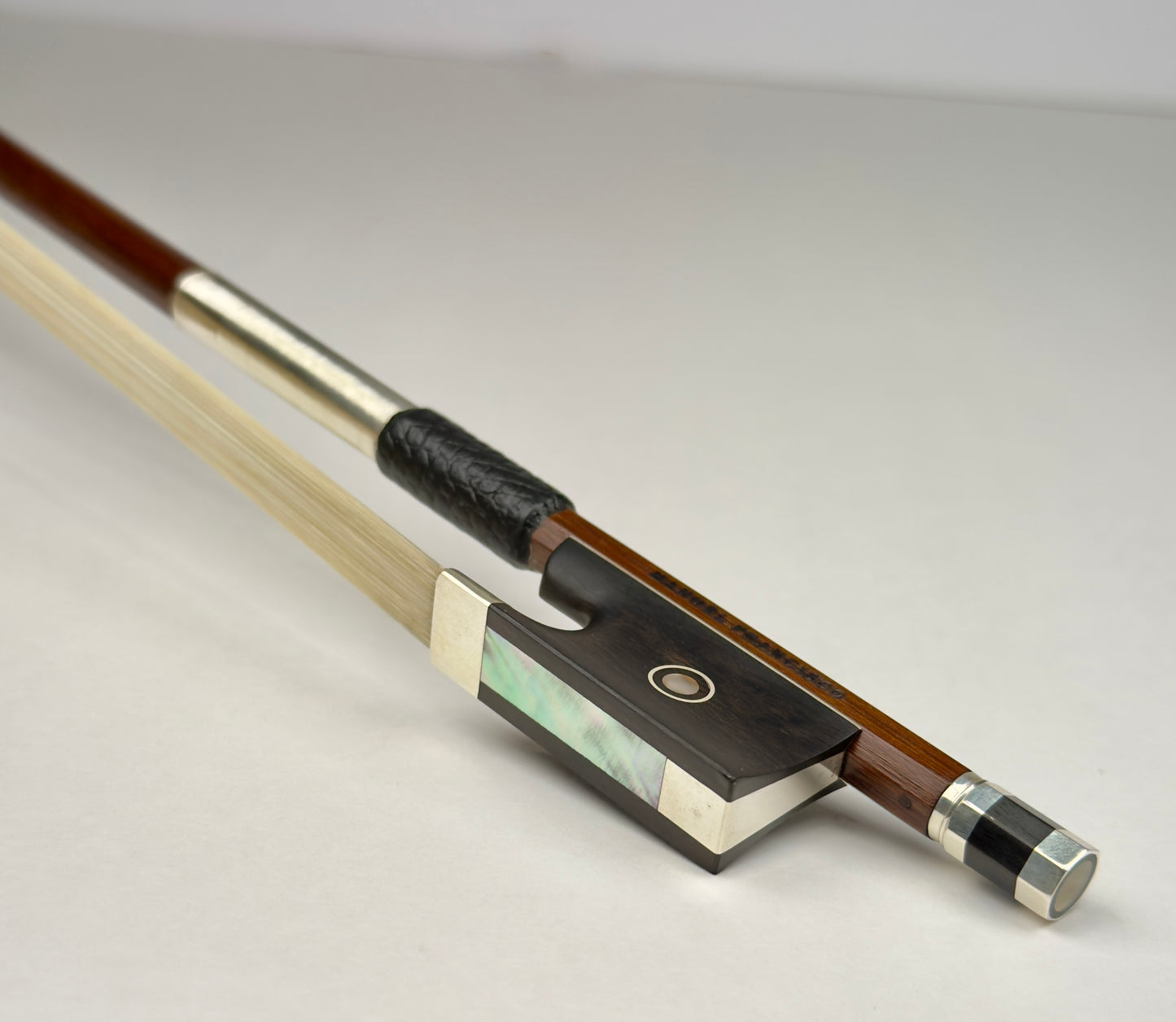 Manoel Francisco Silver Mounted Violin Bow