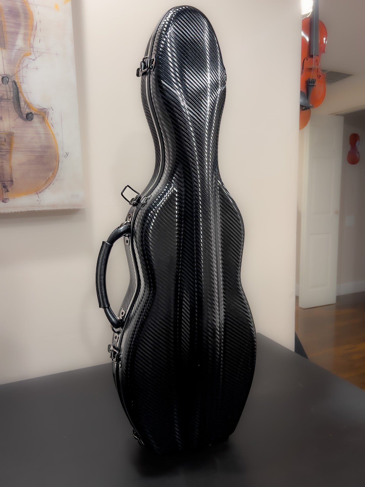 Polycarbonate Cello Shaped Violin Case