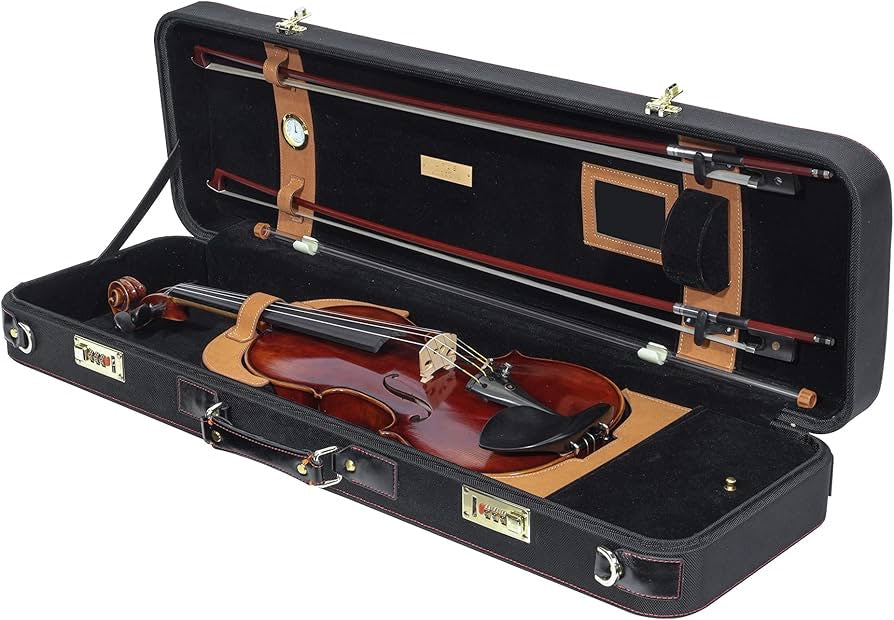 Deluxe Violin Travel Case Brown/Black