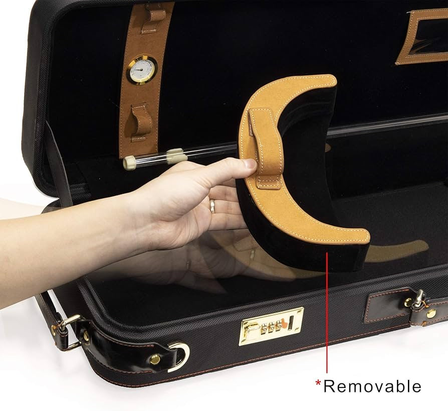 Deluxe Violin Travel Case Brown/Black