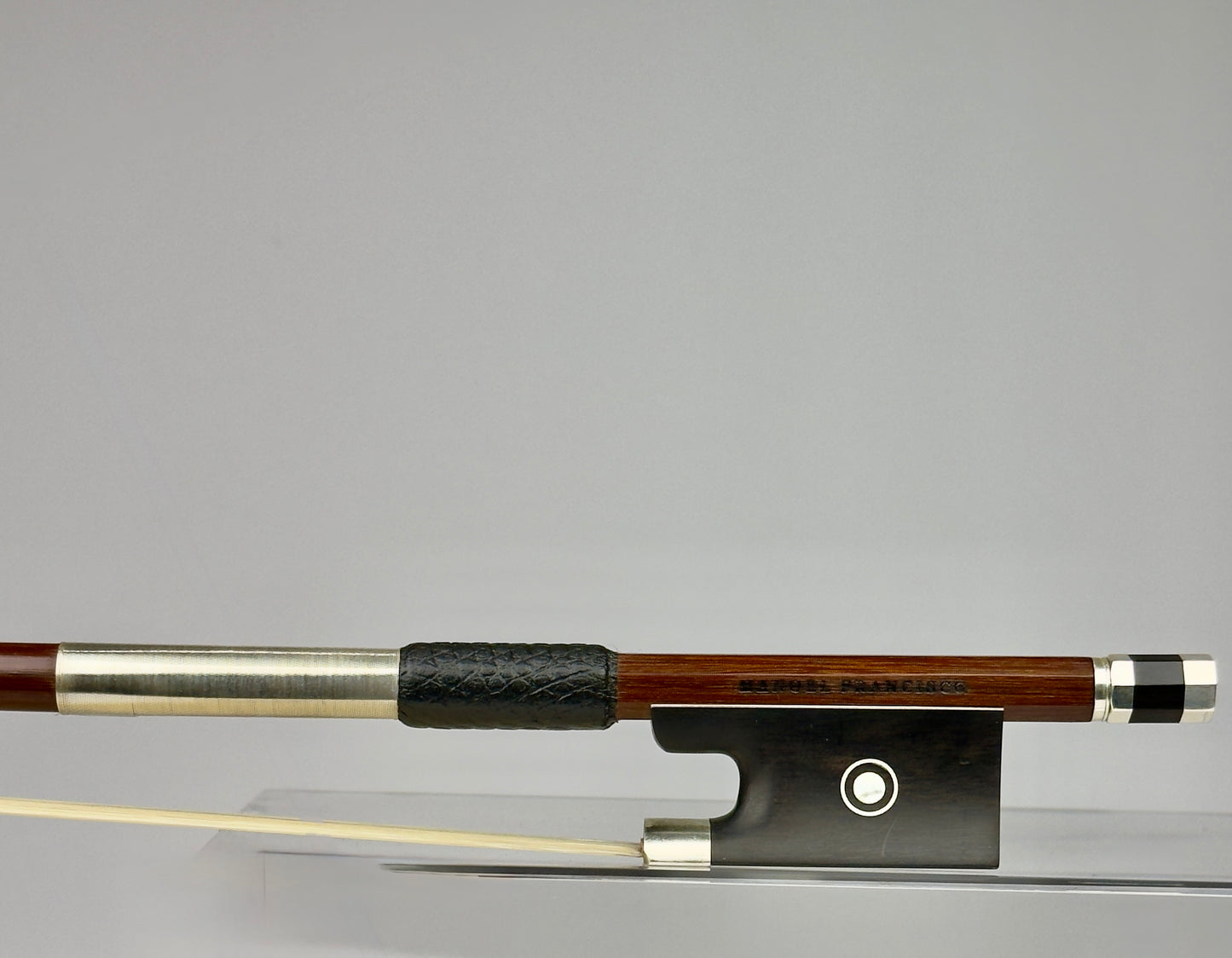 Manoel Francisco Silver Mounted Violin Bow