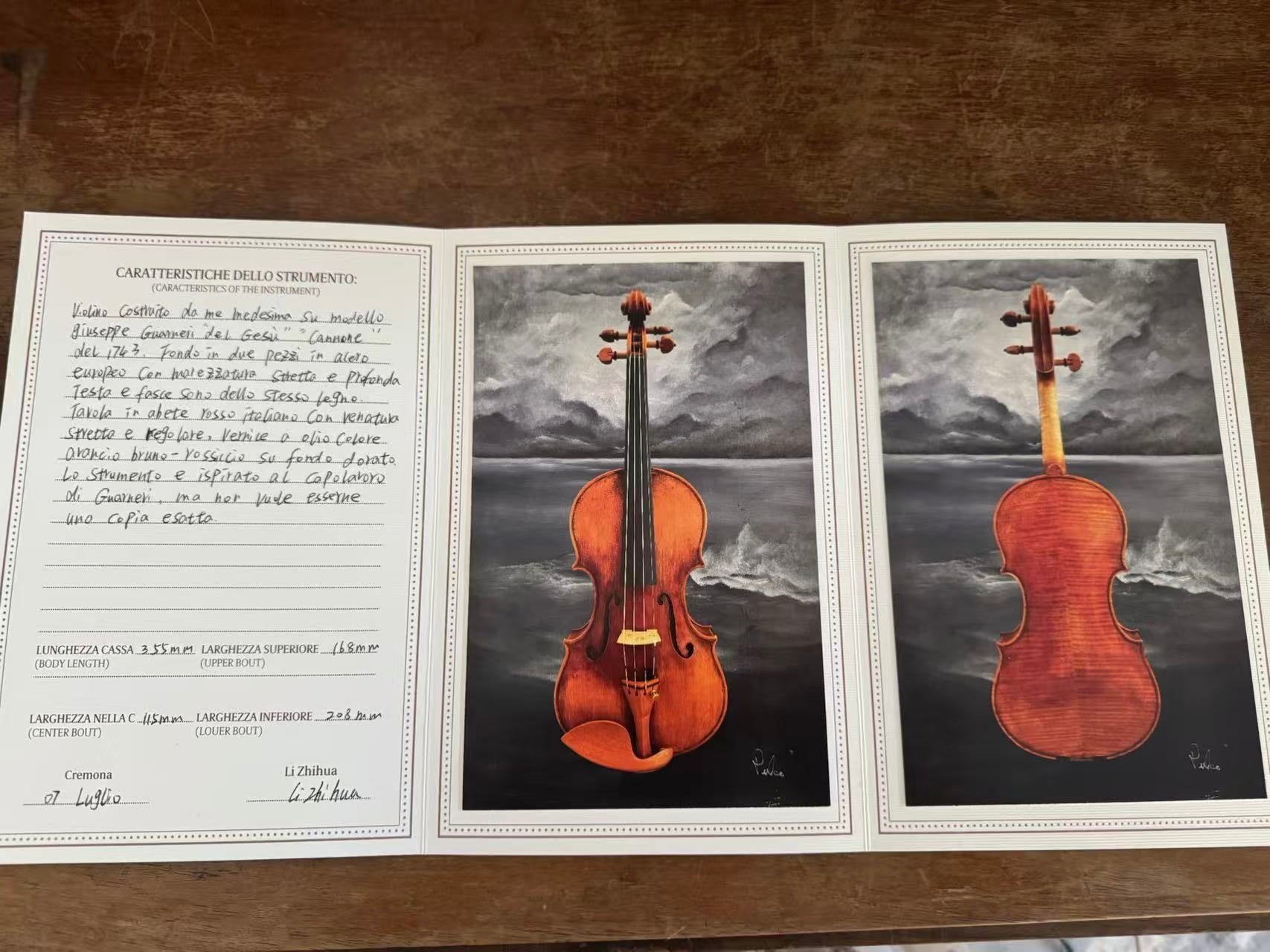 Li Zhihua Violin “Cremona 2025” – Alpha Strings