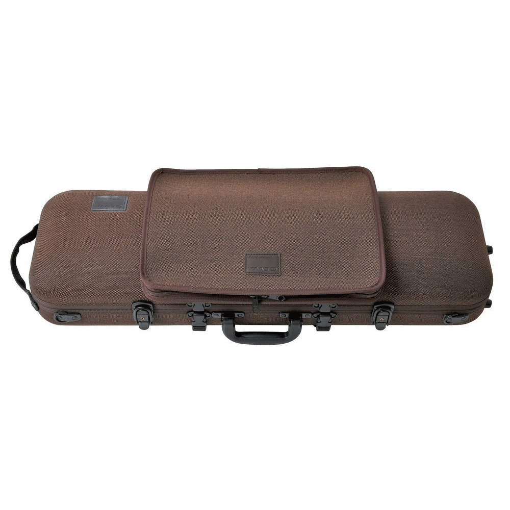 GEWA Violin Case, Bio-S, Oblong, 4/4, Brown/Beige, Music Pocket & Subway Handle