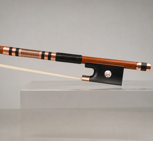 Cheng Longsheng Atelier Gold Mounted Pernambuco Violin Bow
