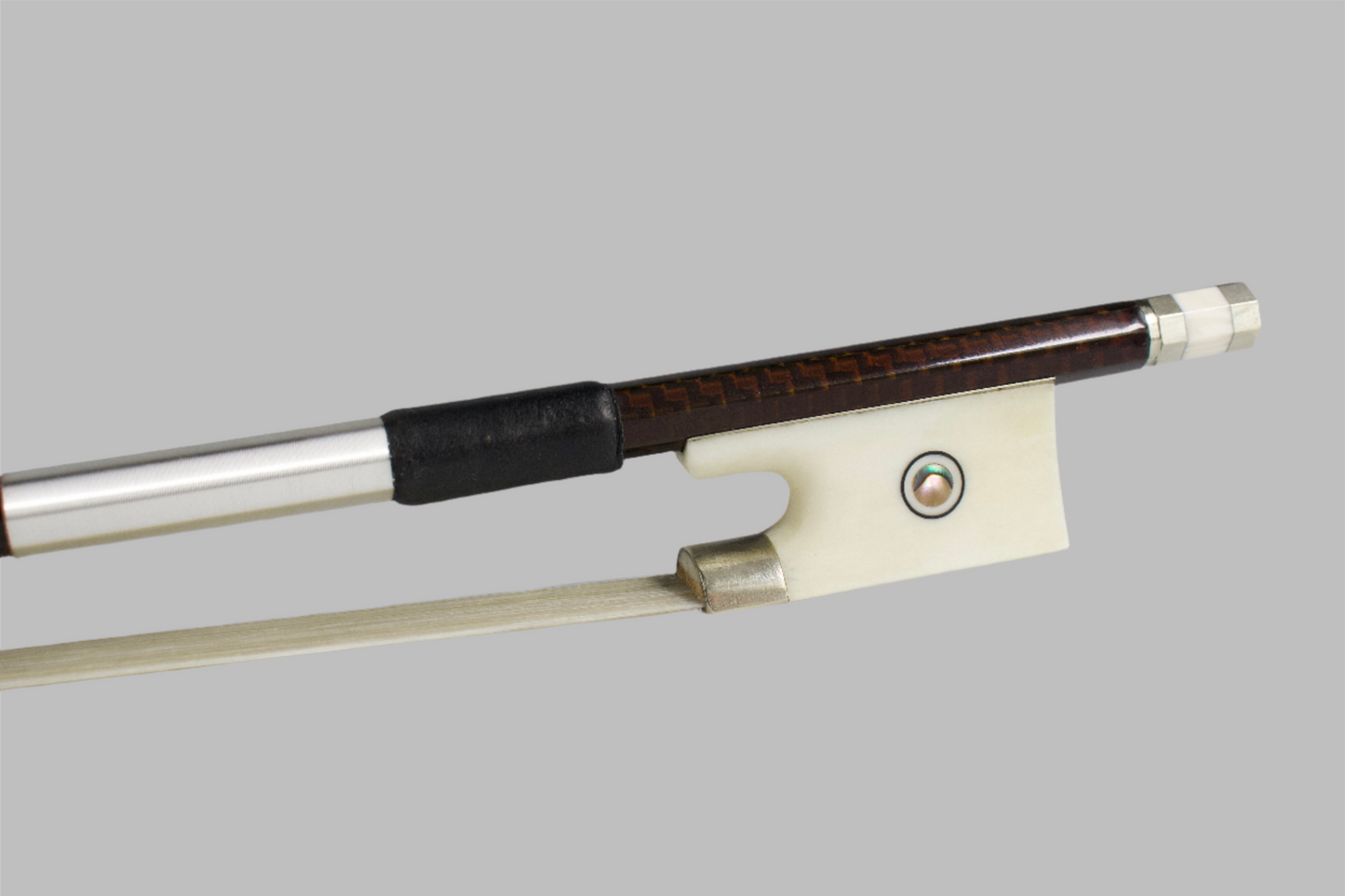 Carbon Fiber Violin Bow White Ox Frog